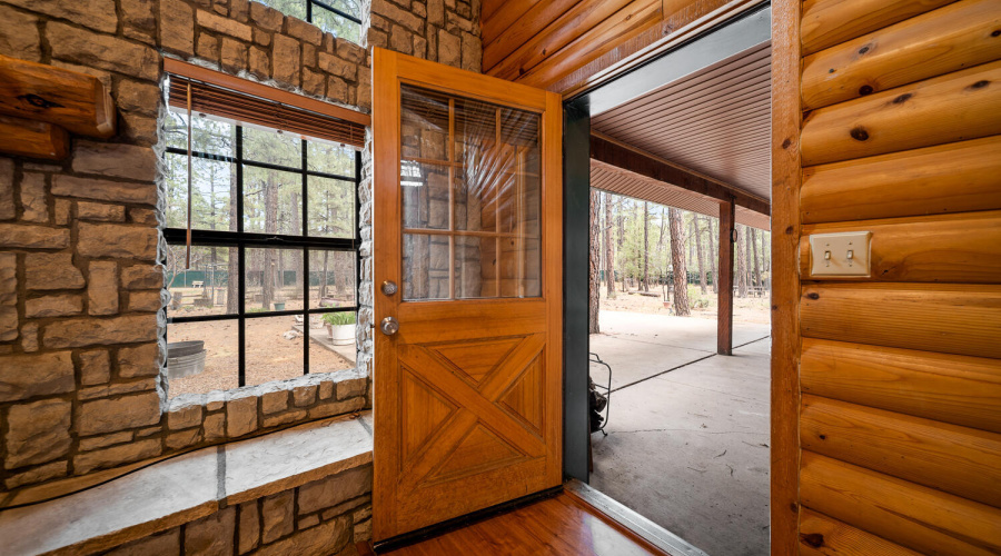 Back door off Great Room