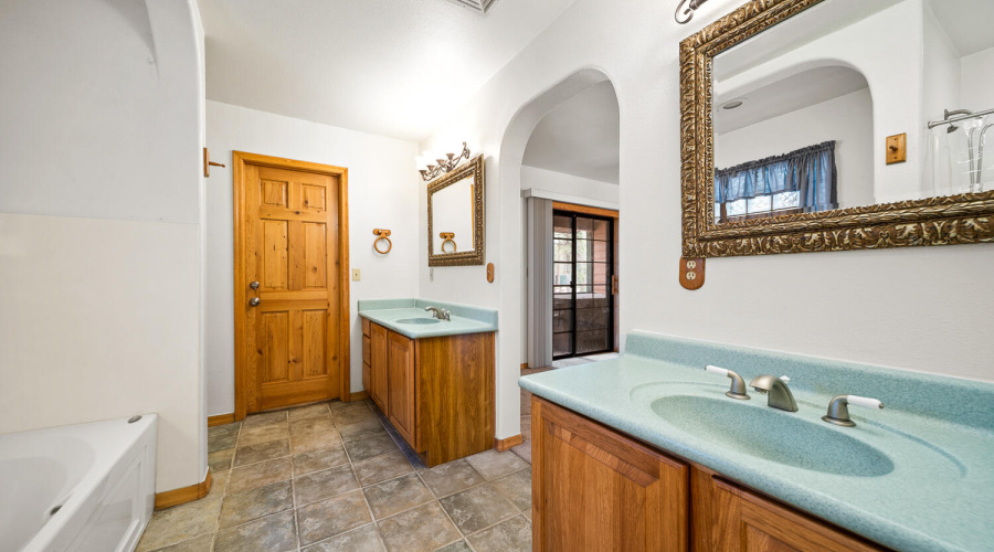 His and Her Sink in Primary Bath