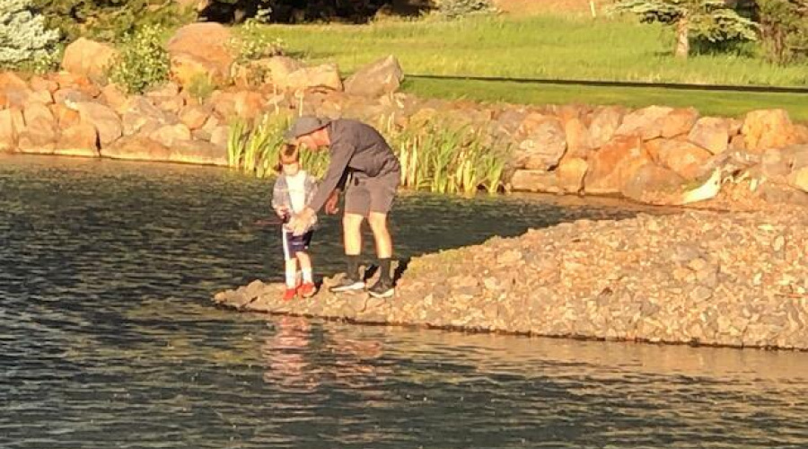 Fishing At Sierra Springs Ranch