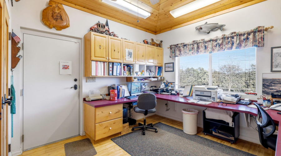 33 Office & Door to Garage
