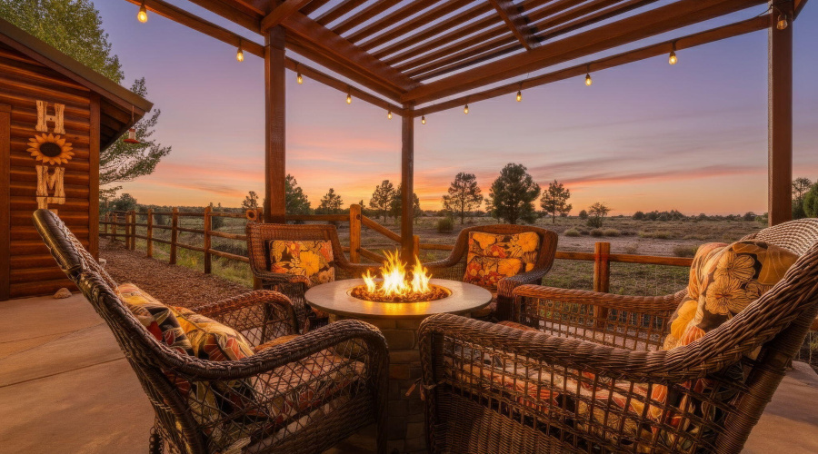 GAZEBO AT SUNSET!