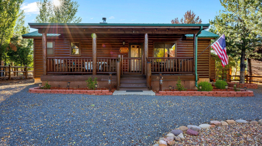 FRONT OF CABIN