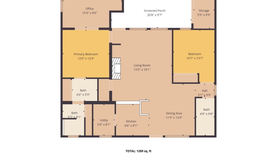 FLOOR PLAN WITH APPROX MEASUREMENTS