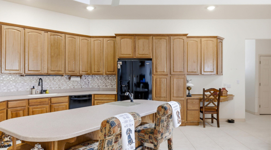 Kitchen with Ample Cabinets