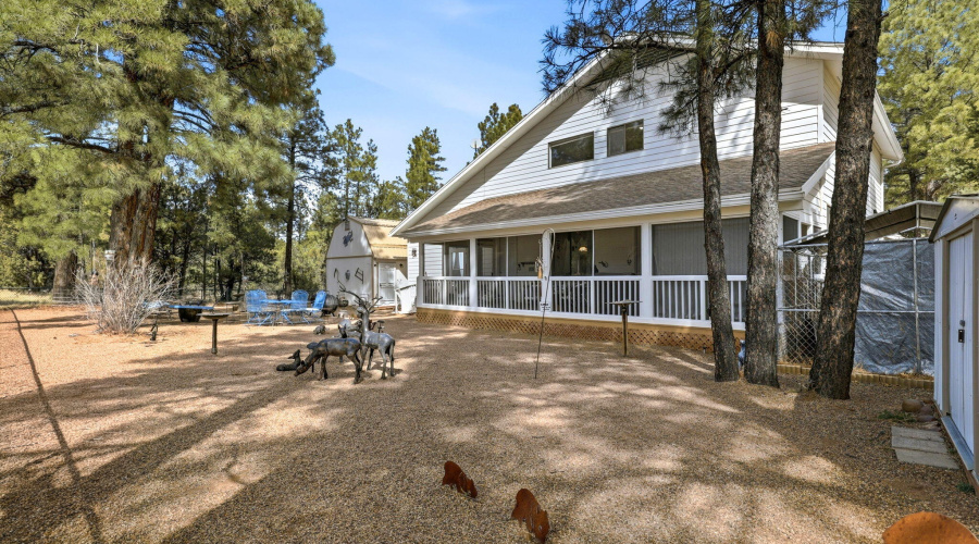 Rear View of Home