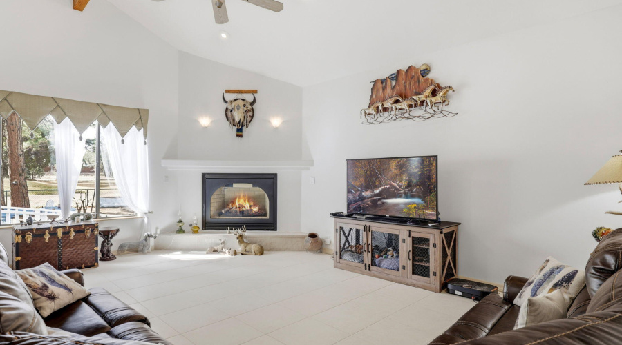Living Room with Gas Fireplace