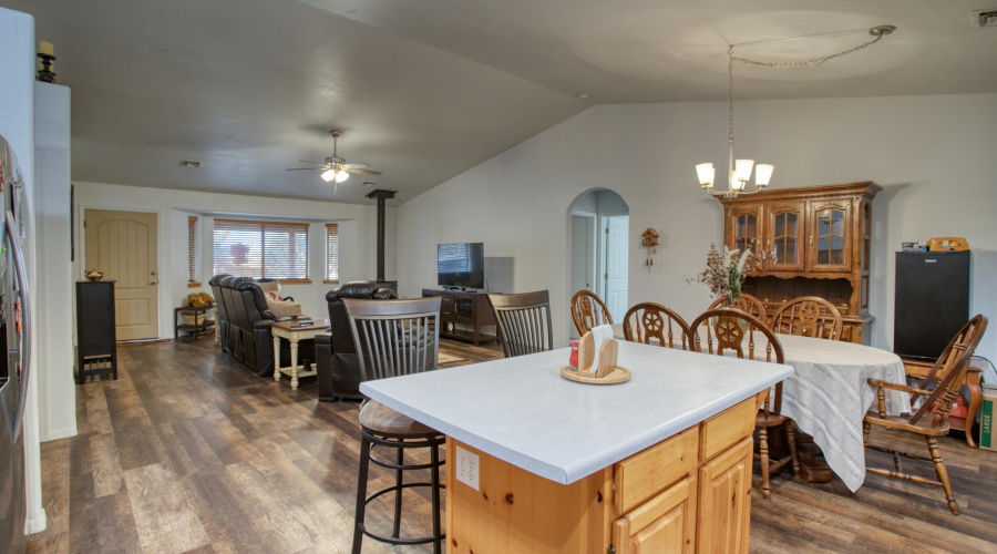 Kitchen to Living Area