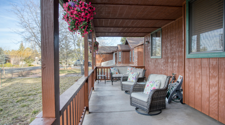Covered Front Deck
