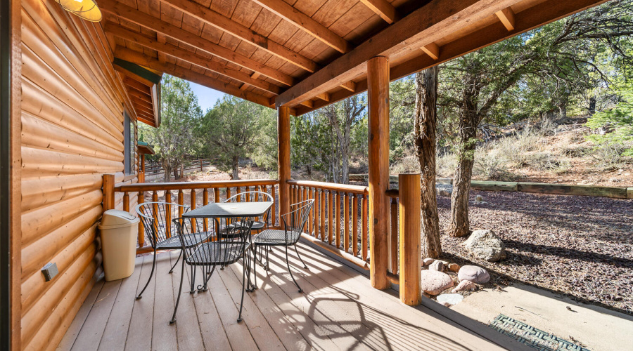Back Covered Deck