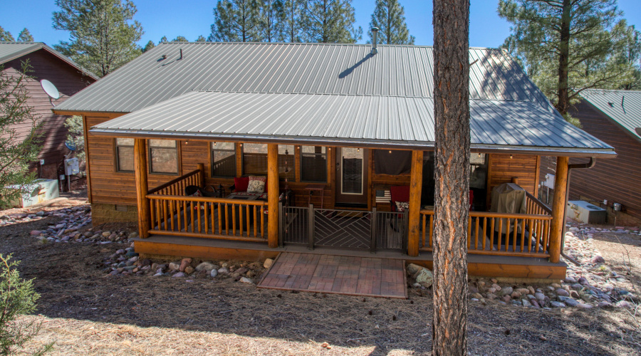 Rear Of Home and Covered Deck