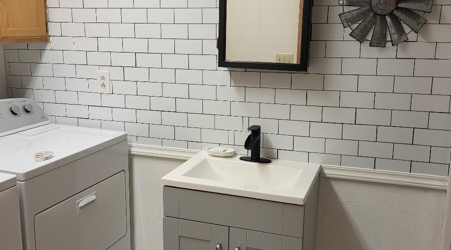 Lower level bathroom remodel completed