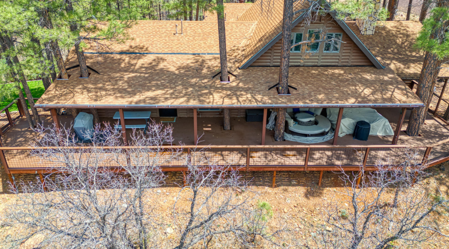 Aerial back deck
