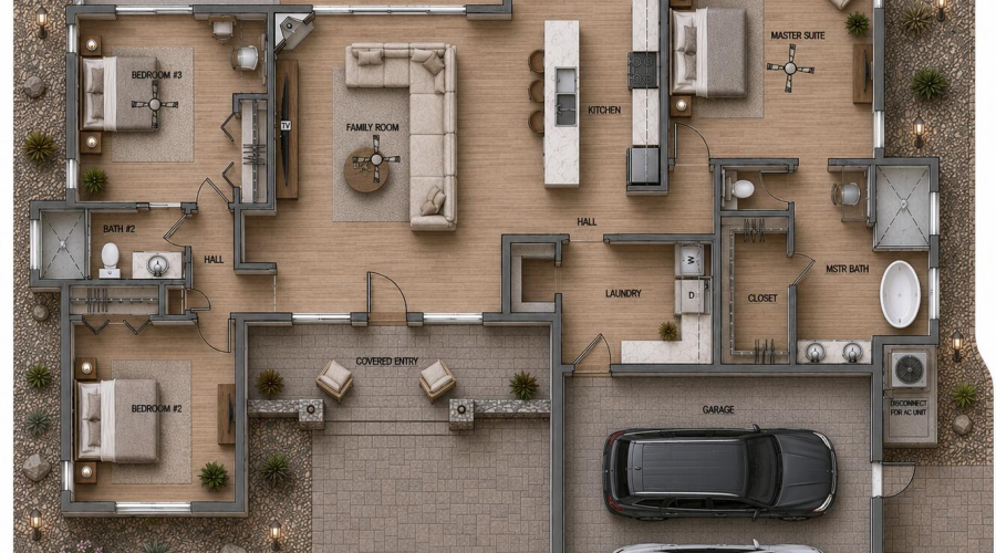 Trish Floorplan AI rendering