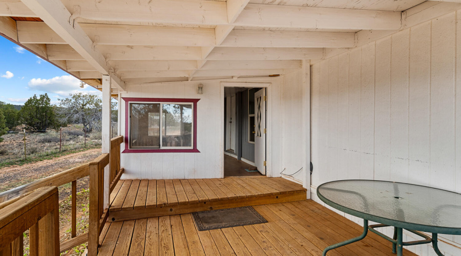 Entrance to Home from Covered Deck