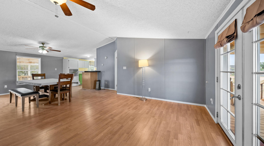 Large Glass Panel Door