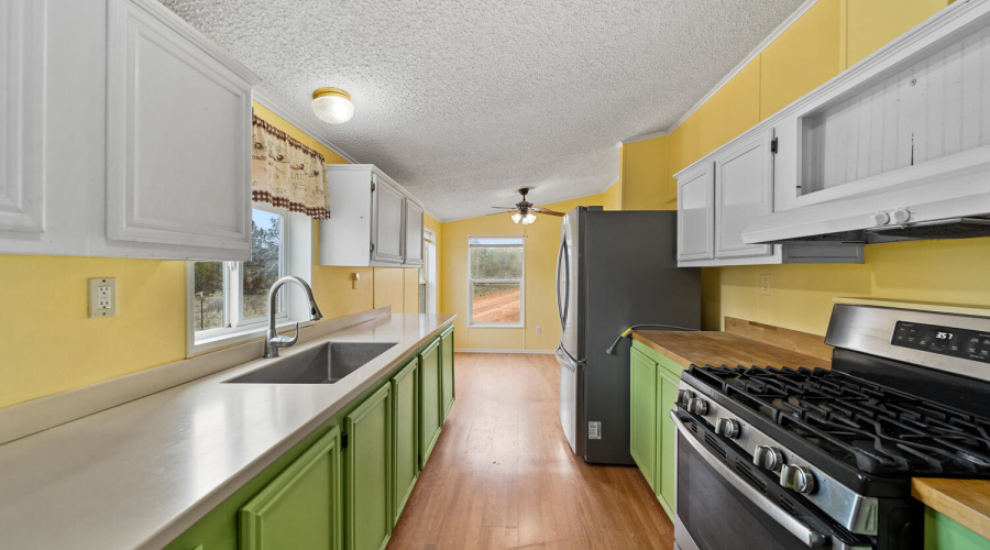 Gas Stove in Kitchen