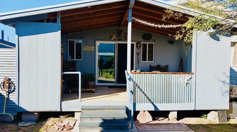 rear patio