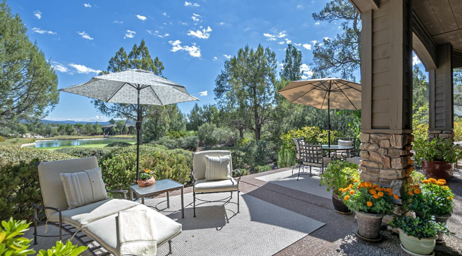 Covered patio