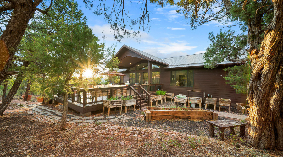 Back Covered Deck