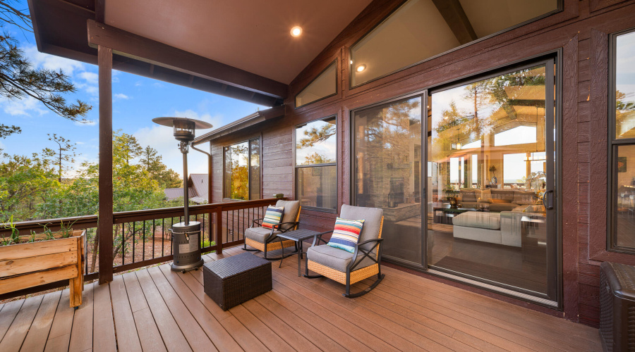Covered Area on back Deck