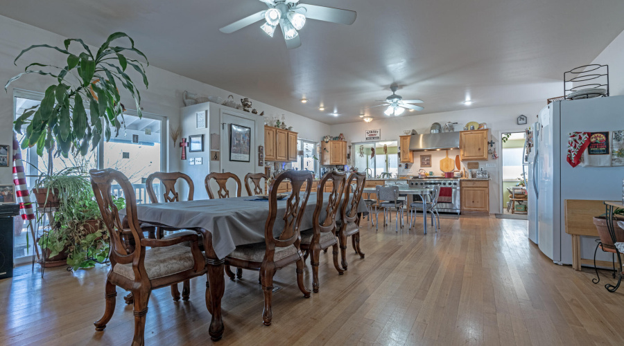 Huge dining space