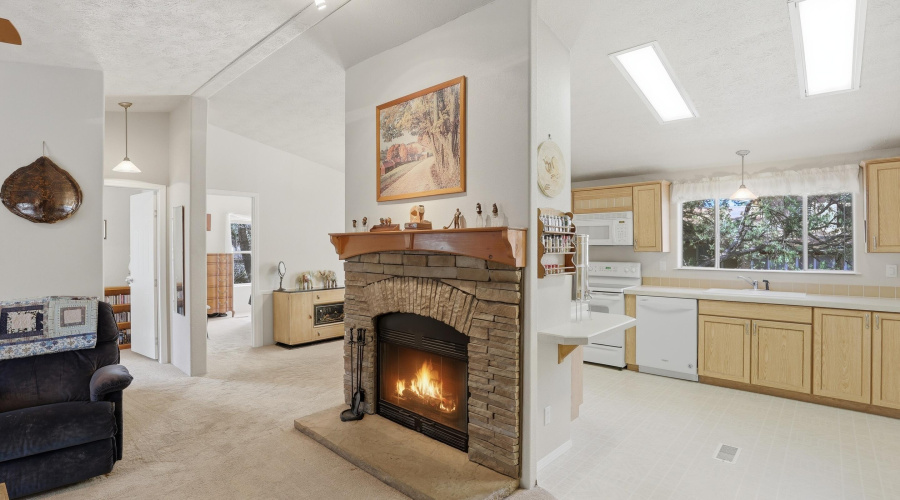 Fireplace in Living Room