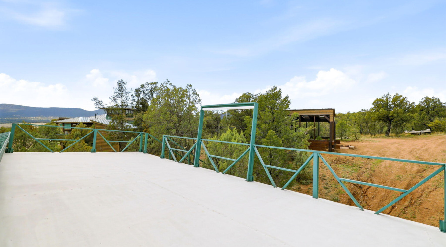 Movie Theatre Deck over Carport