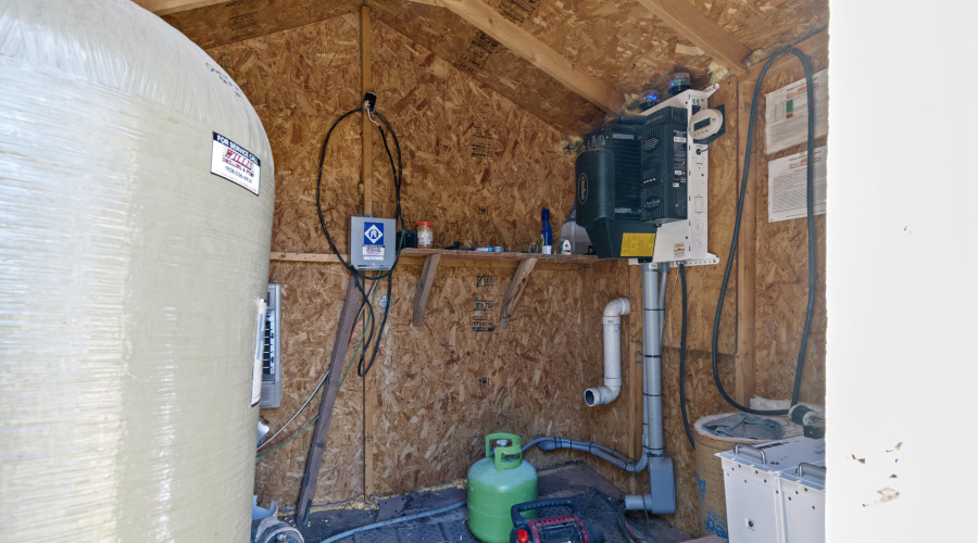 Inside Solar Shed