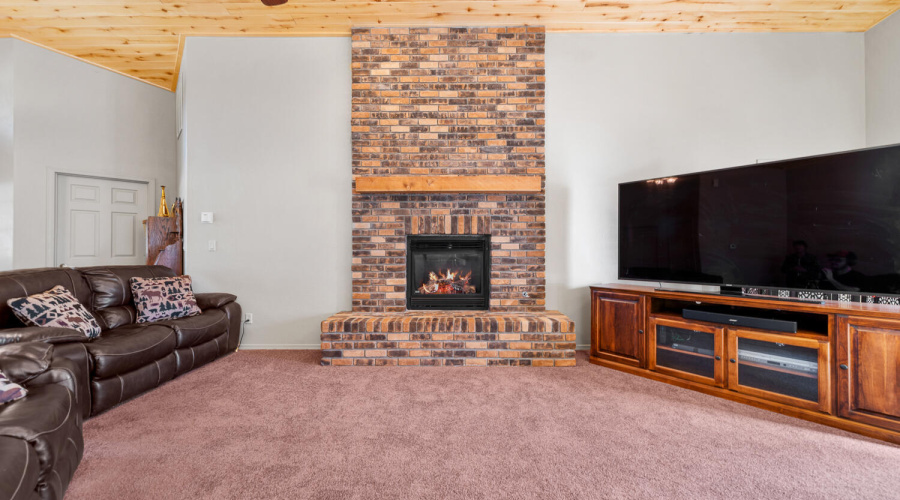 Gas Fireplace in Great Room