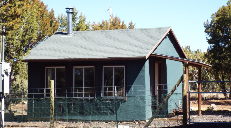 Shed built around an old RV
