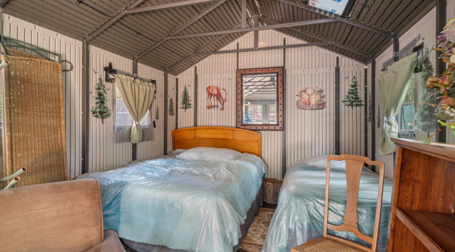 inside bunkhouse
