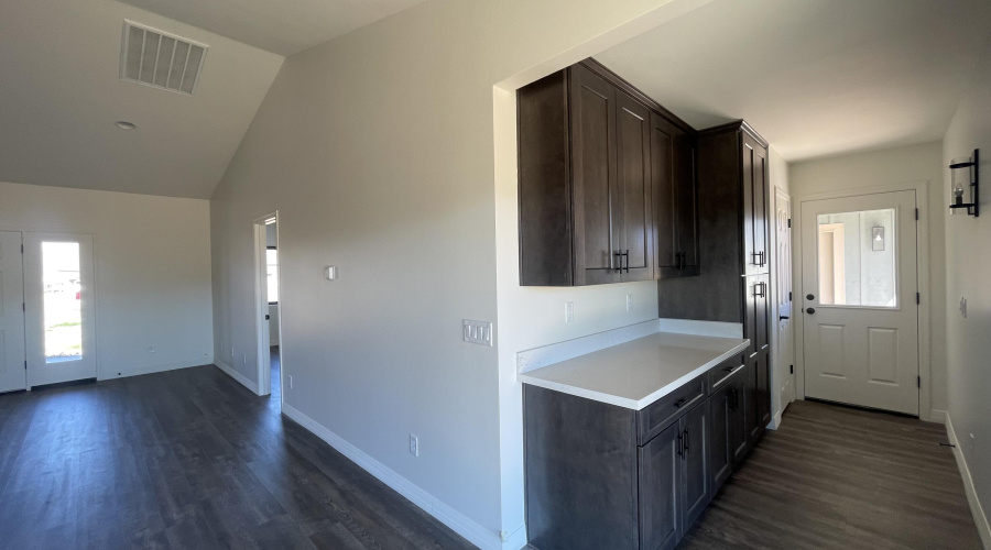 Pantry entry from breezeway