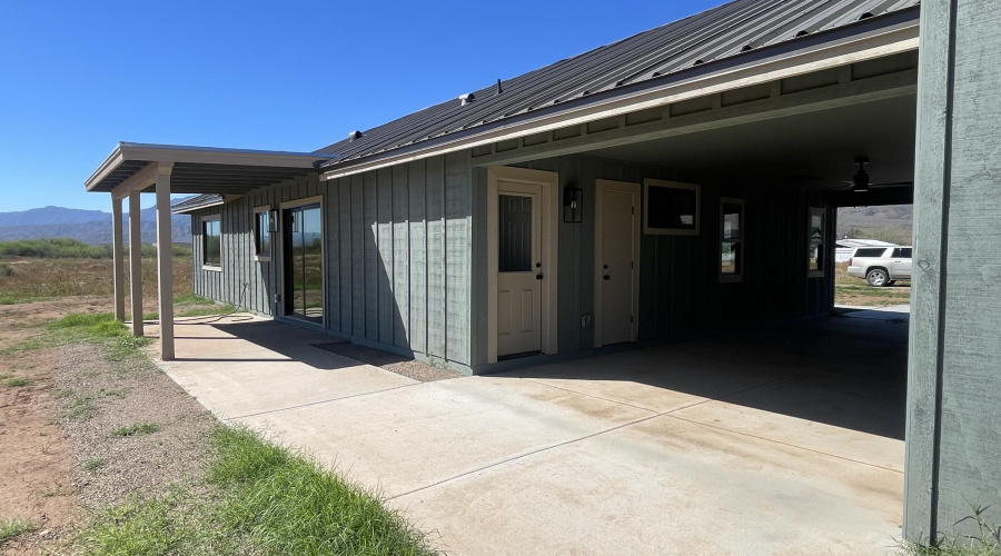 Rear patio