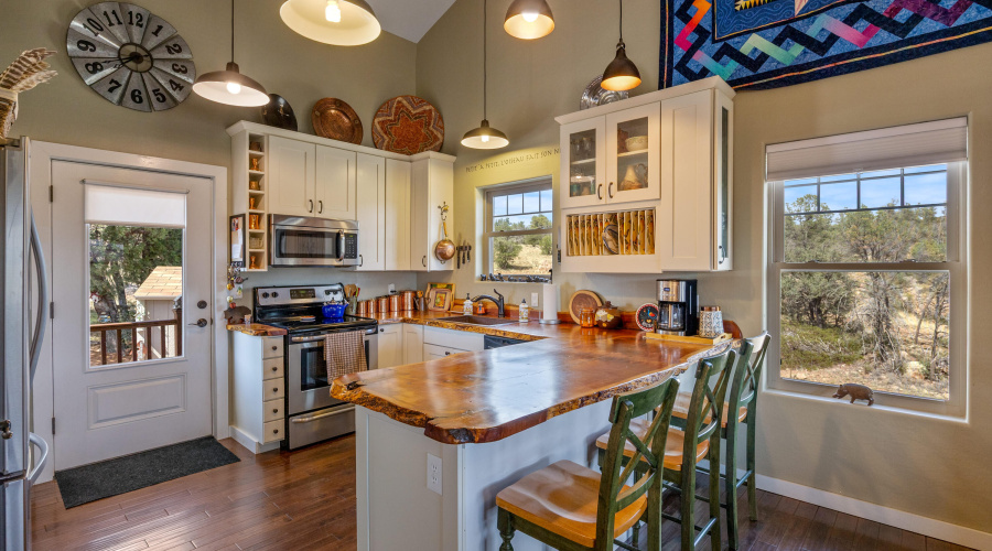 Kitchen from Living Area