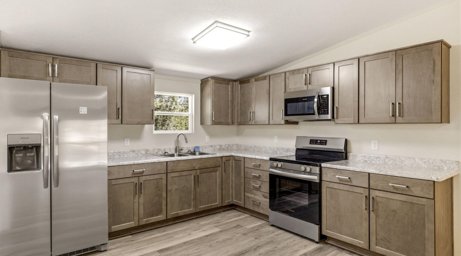 Kitchen with Stainless Steel Appliances
