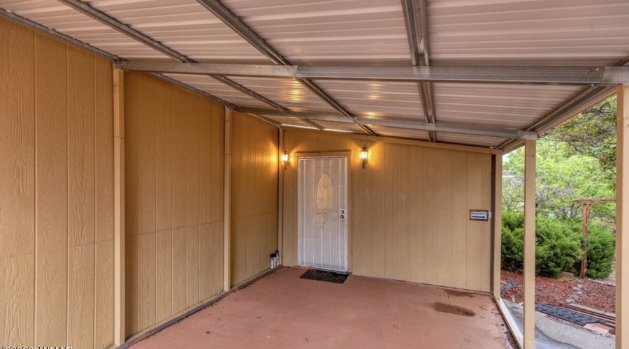 Entrance from Carport