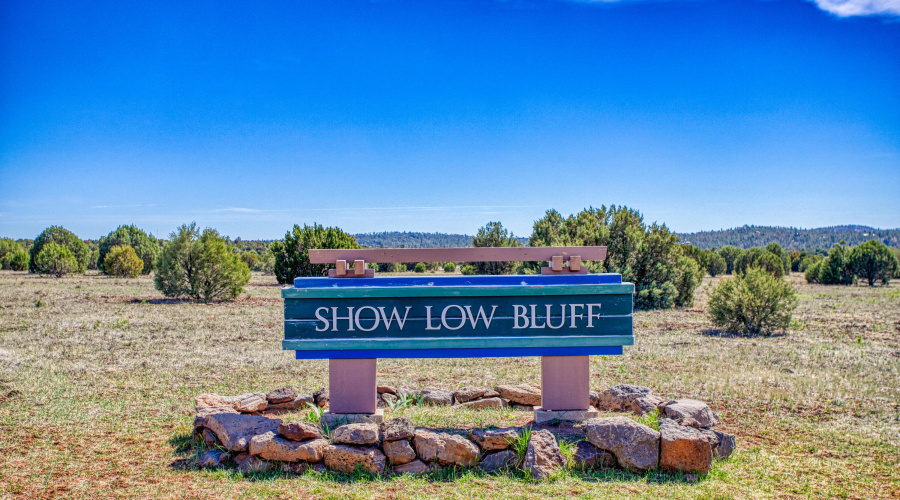 Bluff Sign