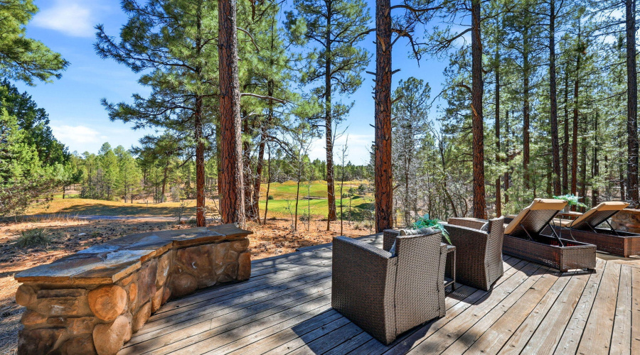Back Deck Overlooking The Golf Course