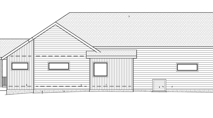 Boontung Left Elevation