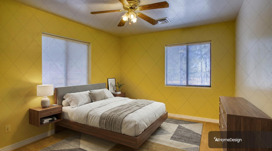 Second Bedroom Staged