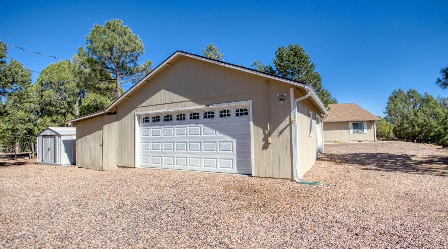 Front of garages