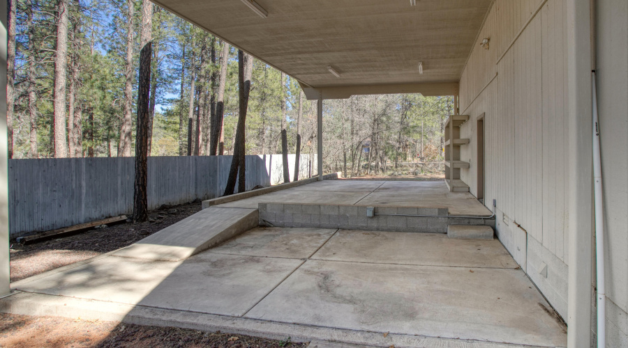 Back of Carport
