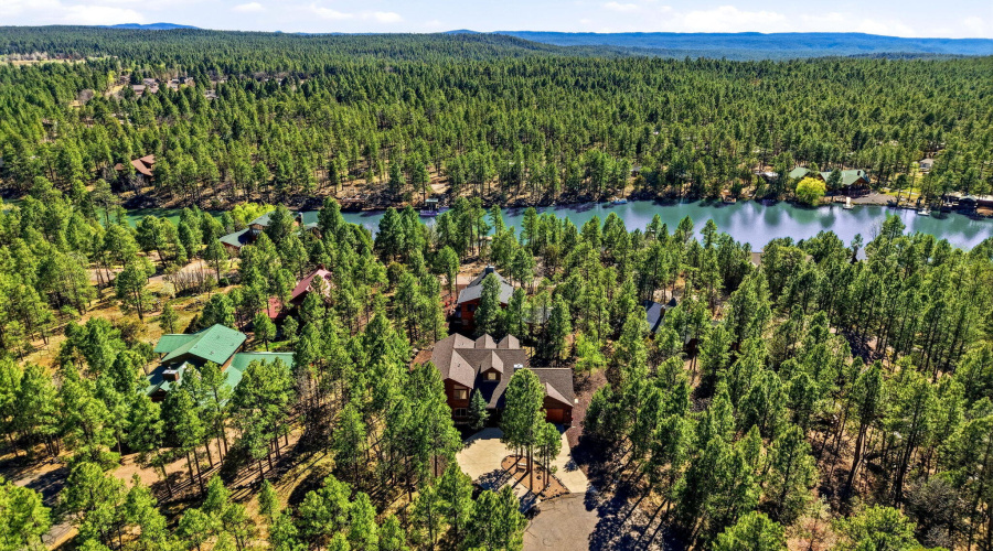 Drone to Lake