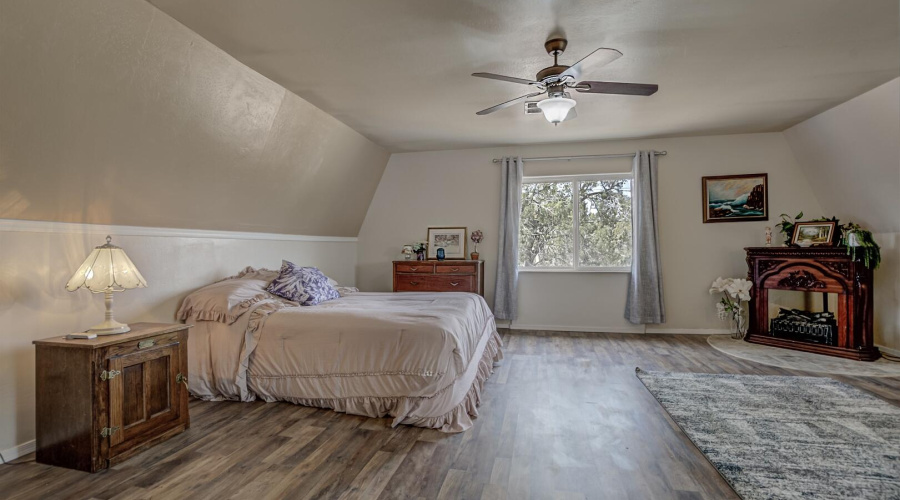 Upstairs bed