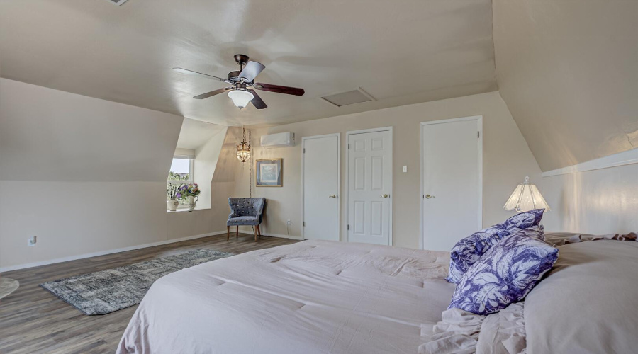 Upstairs bed