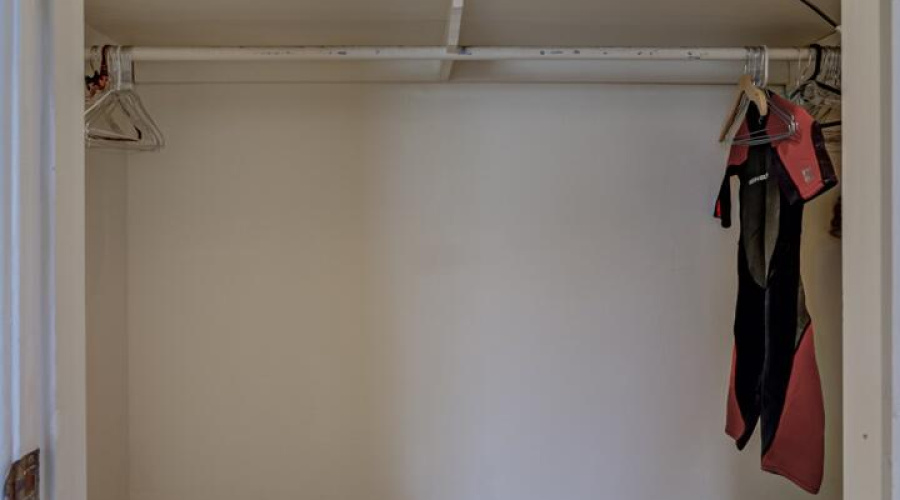 Upstairs closet