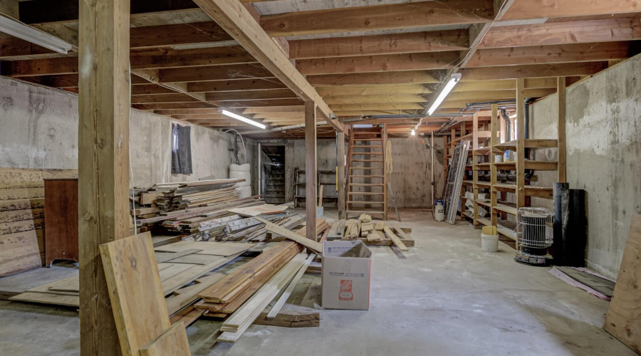 Unfinished basement