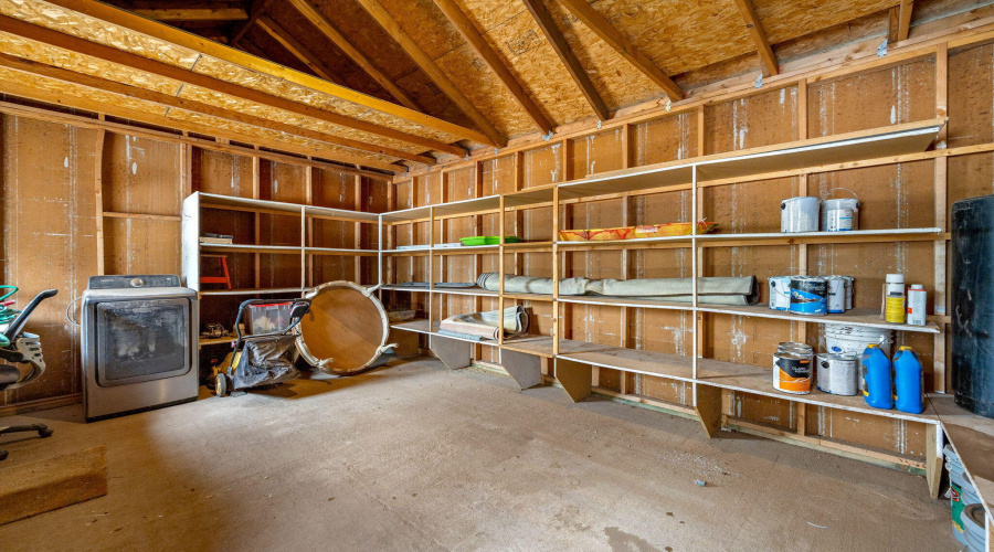 INSIDE OF SHED!