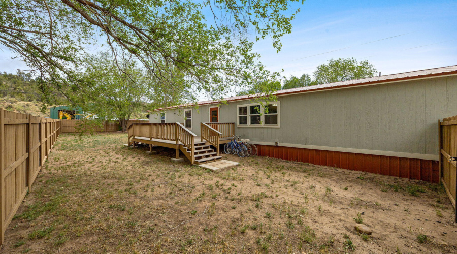 FENCED BACK YARD