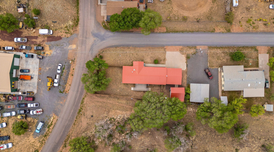 AERIAL VIEW OF LOT
